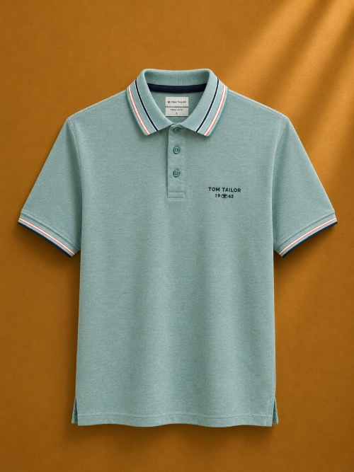 Tom Tailor Men's Premium Polo T-Shirt