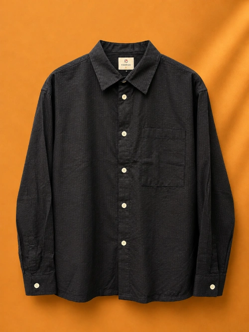 Men's Boxy Fit Full Sleeve Shirt