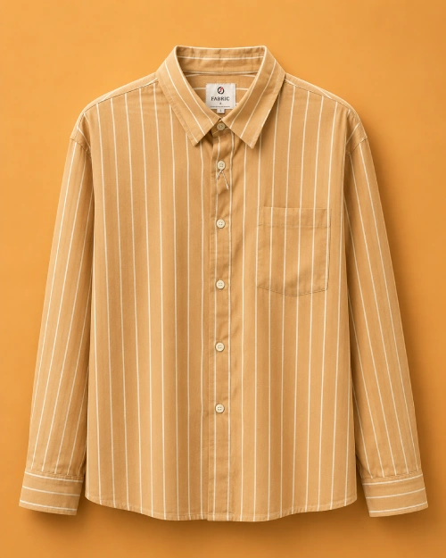 Men's Boxy Fit Full Sleeve Shirt