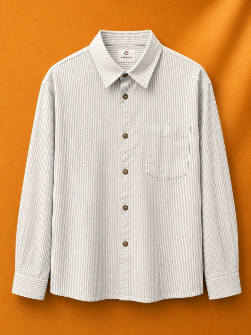 Men's Boxy Fit Full Sleeve Shirt