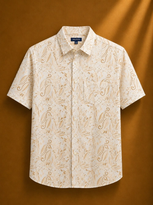 Men's Printed Half Sleeve Shirt