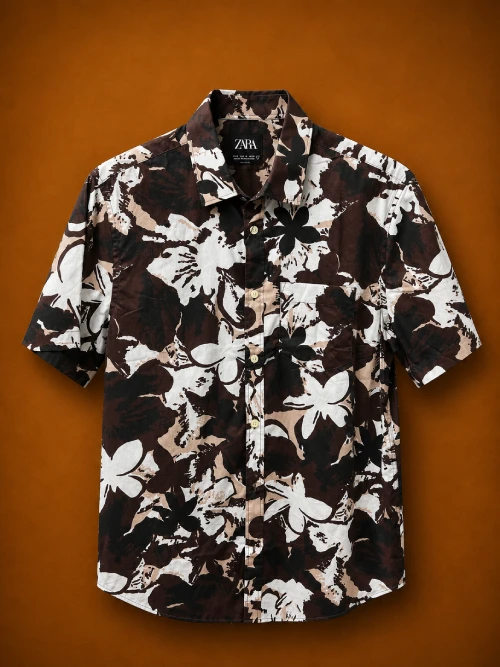 Men's Printed Half Sleeve Shirt
