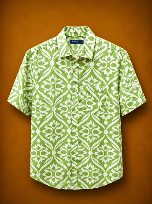 Men's Printed Half Sleeve Shirt