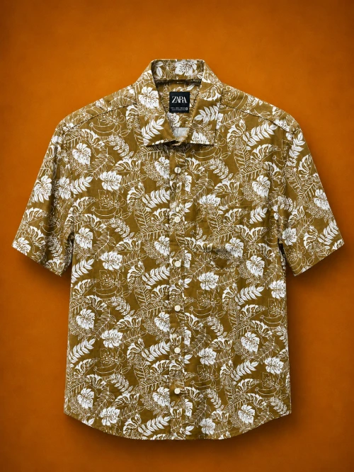 Men's Printed Half Sleeve Shirt