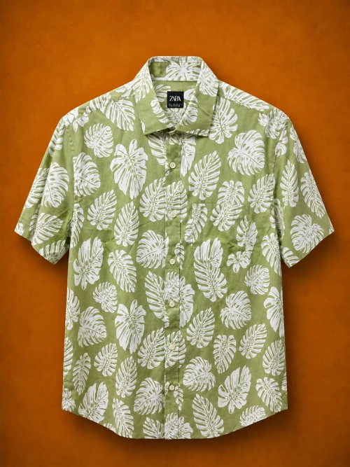 Men's Printed Half Sleeve Shirt
