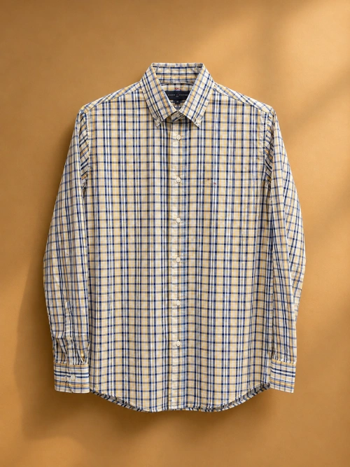 Zara Men's Full Sleeve Check Shirt