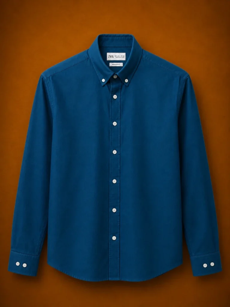 Men's Regular Fit Oxford Long Sleeve Shirt