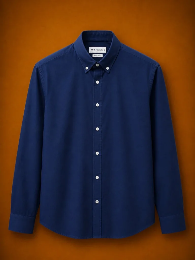 Men's Regular Fit Oxford Long Sleeve Shirt