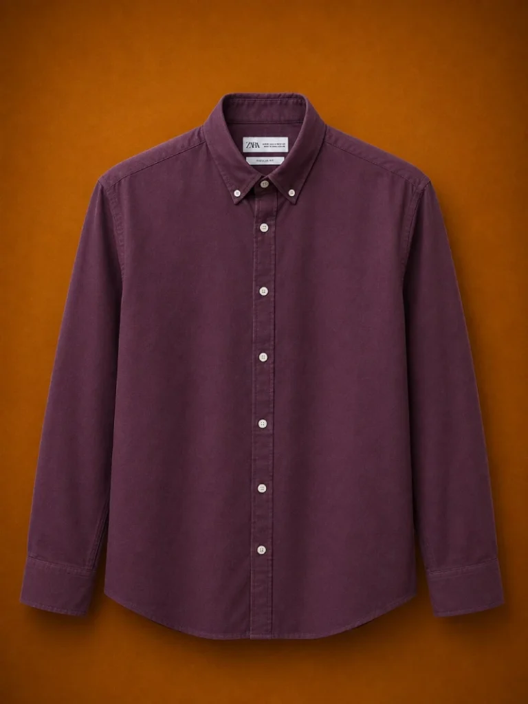 Men's Regular Fit Oxford Long Sleeve Shirt