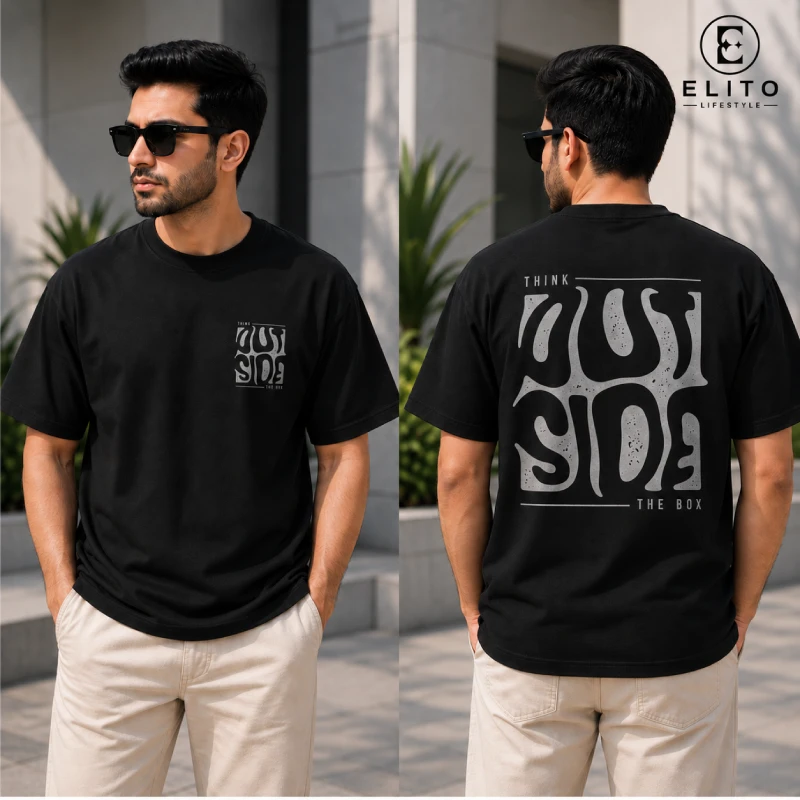 RuggedMenz Drop-shoulder  T-shirt - Outside