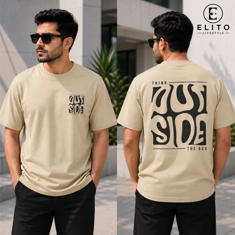 RuggedMenz Drop-shoulder  T-shirt - Outside