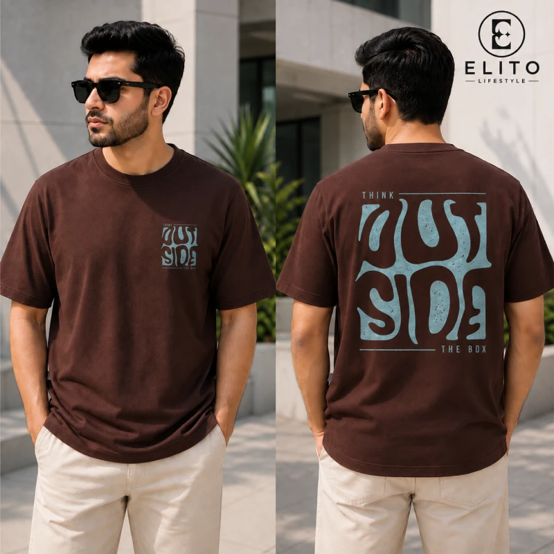 RuggedMenz Drop-shoulder  T-shirt - Outside